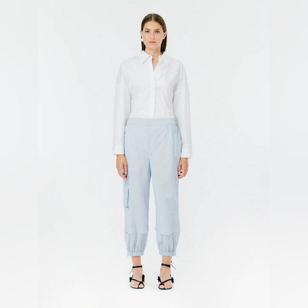 Tibi Powder Nylon Pull On Wilt Jogger XS